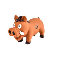Produktbild von FARM-LAND Hundespielzeug Schwein aus Latex mit Quietschfunktion Größe S