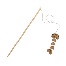 Produktbild von Farm-Land Katzenspielzeug Angel mit Fischskelett aus Polyester in Beige