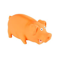 Produktbild von FARM-LAND Quietschspielzeug Orange aus Latex für kleine bis mittelgroße Hunde