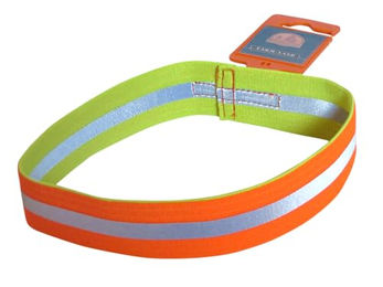 Farm-Land Reflektierendes Hunde-Signalband wendbar in Signalorange und Neongelb 50 cm – Bild 1 von 4