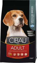 Farmina Cibau Adult Medium Hundefutter für mittlere Rassen mit Huhn Truthahn und Fisch 2,5kg - 2,5 kg – Bild 1 von 2