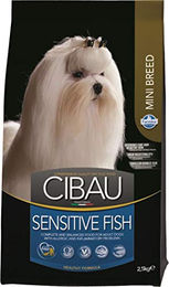 Farmina Cibau Sensible Fisch Hundemakanan Adult Mini Hypoallergen 2,50 kg - 2,5 kg – Bild 1 von 2