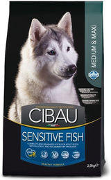 Farmina Cibau Sensitive Hundetrockenfutter Fisch Adult Medium/Maxi Hypoallergen 14kg - 14 kg – Bild 1 von 3