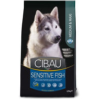 Produktbild von Farmina Cibau Sensitive Hundetrockenfutter Fisch Adult Medium/Maxi Hypoallergen 14kg - 14 kg
