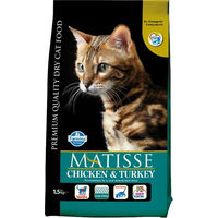 Produktbild von Farmina Matisse Katzenfutter Adult Huhn und Truthahn Trockenfutter 1,5 kg - 1,5 kg