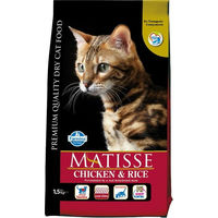 Produktbild von Farmina Matisse Katzenfutter Huhn und Reis für erwachsene Katzen 1,5 kg - 1,5 kg