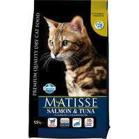 Produktbild von Farmina Matisse Katzenfutter Lachs und Thunfisch für erwachsene Katzen 1,5 kg