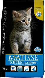 Farmina Matisse Kitten Trockenfutter Huhn und Fisch für Kätzchen 1,5 kg - 1,5 kg – Bild 1 von 12