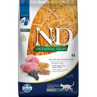 Produktbild von Farmina N&D Adult Katzenfutter Lamm und Hering mit hohem Fleischanteil 5 kg - 5 kg