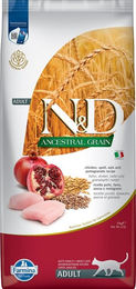 Produktbild von Farmina N&D Ancestral Adult Katzenfutter Huhn und Hering ohne Konservierungsstoffe 10 kg - 10 kg