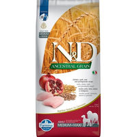 Produktbild von Farmina N&D Ancestral Grain Hund Adult Medium & Maxi Huhn & Hering 12 kg - 12 kg