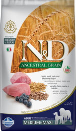 Produktbild von Farmina N&D Ancestral Grain Hundefutter Adult Medium & Maxi Lamm & Hering mit hohem Fleischanteil 2 x 12 kg - 2 x 12 kg