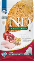 Farmina N&D Ancestral Grain Hundefutter für Welpen Medium/Maxi mit Huhn und Hering, hoher Fleischanteil, 2,5 kg - 2,5 kg – Bild 1 von 4