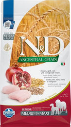 Farmina N&D Ancestral Grain Hundetrockenfutter Senior Huhn und Hering mit hohem Fleischanteil 2,5 kg - 2,5 kg – Bild 1 von 8