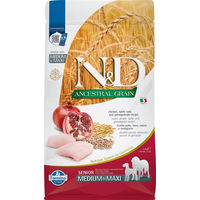 Produktbild von Farmina N&D Ancestral Grain Hundetrockenfutter Senior Huhn und Hering mit hohem Fleischanteil 2,5 kg - 2,5 kg