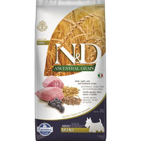 Produktbild von Farmina N&D Ancestral Grain Mini Hundefutter Lamm und Heidelbeere Adult 7 kg - 7 kg