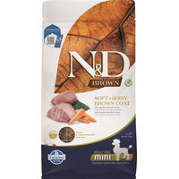 Produktbild von Farmina N&D Brown Hund Adult Mini Getreidefrei Lamm Spirulina und Karotte 2 kg - 2 kg