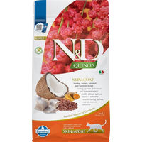Produktbild von Farmina N&D Cat Quinoa Skin & Coat Adult Katzenfutter Hering Getreidefrei 1,5 kg - 1,5 kg