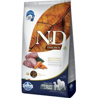 Produktbild von Farmina N&D Dog Brown Adult Medium & Maxi Trockenfutter mit Lamm und Fisch Getreidefrei 2 x 7 kg - 2 x 7 kg