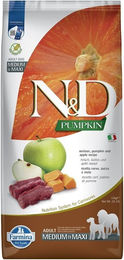 Farmina N&D Hundetrockenfutter Adult Medium & Maxi Hirsch mit Kürbis und Apfel getreidefrei 12 kg - 12 kg – Bild 1 von 3