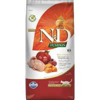 Produktbild von Farmina N&D Katzenfutter Geflügel und Hering Getreidefrei Light für kastrierte erwachsene Katzen 5 kg - 5 kg
