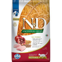 Produktbild von Farmina N&D Low Ancestral Grain Katzenfutter Adult mit Kabeljau und Huhn 5 kg - 5 kg