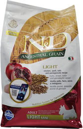 Farmina N&D Low Ancestral Grain Light Mini Trockenfutter für kleine Hunde mit Huhn und Hering 2,5 kg - 2,5 kg – Bild 1 von 5