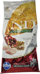 Farmina N&D Low Ancestral Grain Senior Hundefutter Medium Maxi Huhn & Granatapfel Trockenfutter - 12 kg – Bild 1 von 7