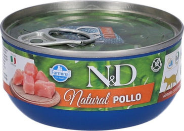 Farmina N&D Natural Nassfutter für Katzen Adult Huhn – Bild 1 von 3