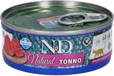 Farmina N&D Natural Nassfutter für Katzen Adult Thunfisch – Bild 1 von 4