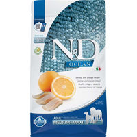 Produktbild von Farmina N&D Ocean Adult Hundefutter Hering und Orange Glutenfrei 2,5 kg - 2,5 kg