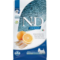 Produktbild von Farmina N&D Ocean Adult Mini Getreidefreies Trockenfutter für Hunde mit Hering und Orange 2,5 kg - 2,5 kg