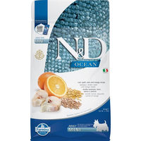 Produktbild von Farmina N&D Ocean Adult Mini Hundefutter Kabeljau und Hering 800 g