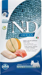 Farmina N&D Ocean Adult Mini Trockenfutter für Hunde mit Lachs und Kabeljau getreidefrei 2,5 kg - 2,5 kg – Bild 1 von 5