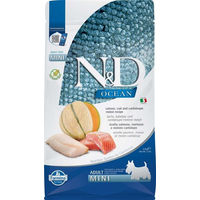 Produktbild von Farmina N&D Ocean Adult Mini Trockenfutter für Hunde mit Lachs und Kabeljau getreidefrei 2,5 kg - 2,5 kg