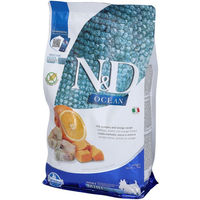 Produktbild von Farmina N&D Ocean Adult Mini Trockenfutter Hund Kabeljau 800 g getreidefrei und glutenfrei - 800 g
