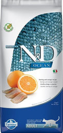 Farmina N&D Ocean Adult Trockenfutter für Katzen Hering Getreidefrei 10 kg - 10 kg – Bild 1 von 6