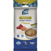 Produktbild von Farmina N&D Ocean cremiger Katzen-Snack mit Lachs und Thunfisch für adulte Katzen 60 g