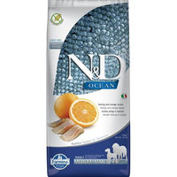 Produktbild von Farmina N&D Ocean getreidefrei Trockenfutter Hering & Orange Adult Medium & Maxi 12kg - 12 kg