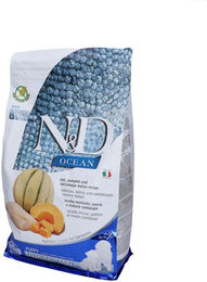 Farmina N&D Ocean Getreidefreies Trockenfutter für Hundewelpen Mittelgroß mit Kabeljau Hering und Garnele 2500g - 2,5 kg – Bild 1 von 3