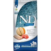 Produktbild von Farmina N&D Ocean Hund Trockenfutter Adult Medium & Maxi Lachs und Kabeljau mit Melone getreidefrei 12 kg - 12 kg
