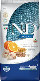 Produktbild von Farmina N&D Ocean Hundefutter Adult Kabeljau mit Orange Monoprotein ohne Konservierungsstoffe 3 x 5 kg - 3 x 5 kg