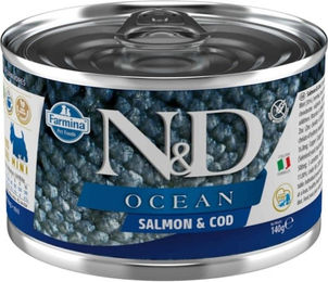 Farmina N&D Ocean Hundefutter Adult Lachs und Kabeljau Filets 140 g - 140 g – Bild 1 von 1