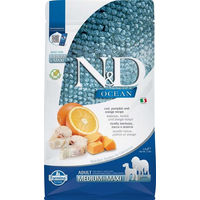 Produktbild von Farmina N&D Ocean Hundefutter Adult Medium & Maxi Kabeljau und Hering getreidefrei 2,5 kg - 2,5 kg