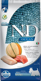 Farmina N&D Ocean Hundefutter Adult Mini Getreidefrei Lachs und Kabeljau mit Melone 7 kg - 7 kg – Bild 1 von 4