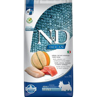 Produktbild von Farmina N&D Ocean Hundefutter Adult Mini Getreidefrei Lachs und Kabeljau mit Melone 7 kg - 7 kg