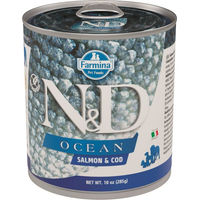 Produktbild von Farmina N&D Ocean Hundefutter Pastete Lachs & Kabeljau Adult getreidefrei 285 g
