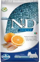 Farmina N&D Ocean Hundefutter Trockenfutter Hering und Orange Adult Mini Getreidefrei 7 kg – Bild 1 von 4