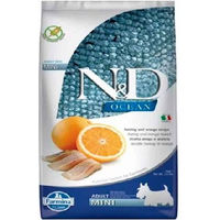 Produktbild von Farmina N&D Ocean Hundefutter Trockenfutter Hering und Orange Adult Mini Getreidefrei 7 kg