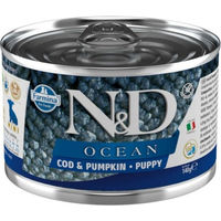 Produktbild von Farmina N&D Ocean Hundewelpen Futter Kabeljau und Kürbis 140 g - 140 g